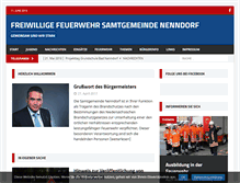 Tablet Screenshot of feuerwehr-sgnenndorf.org